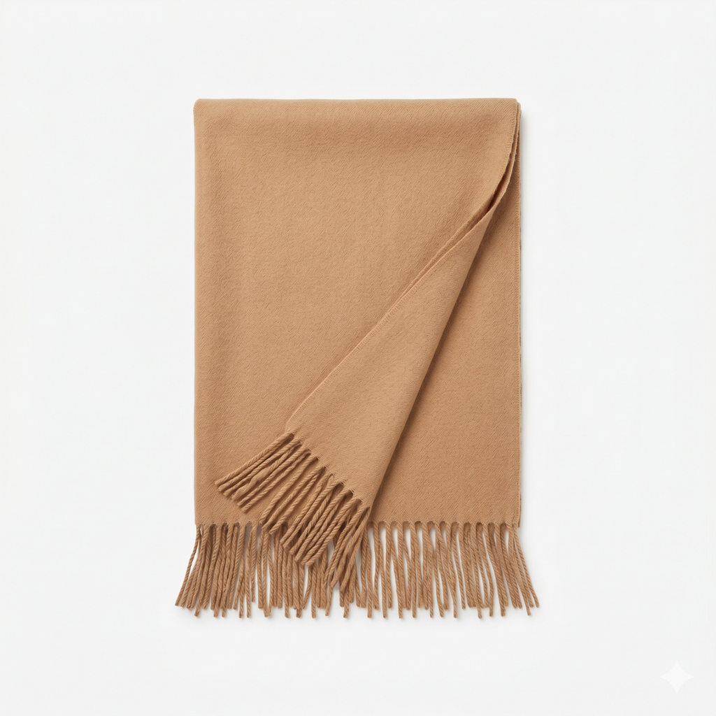 The Heritage Cashmere Fringed Scarf