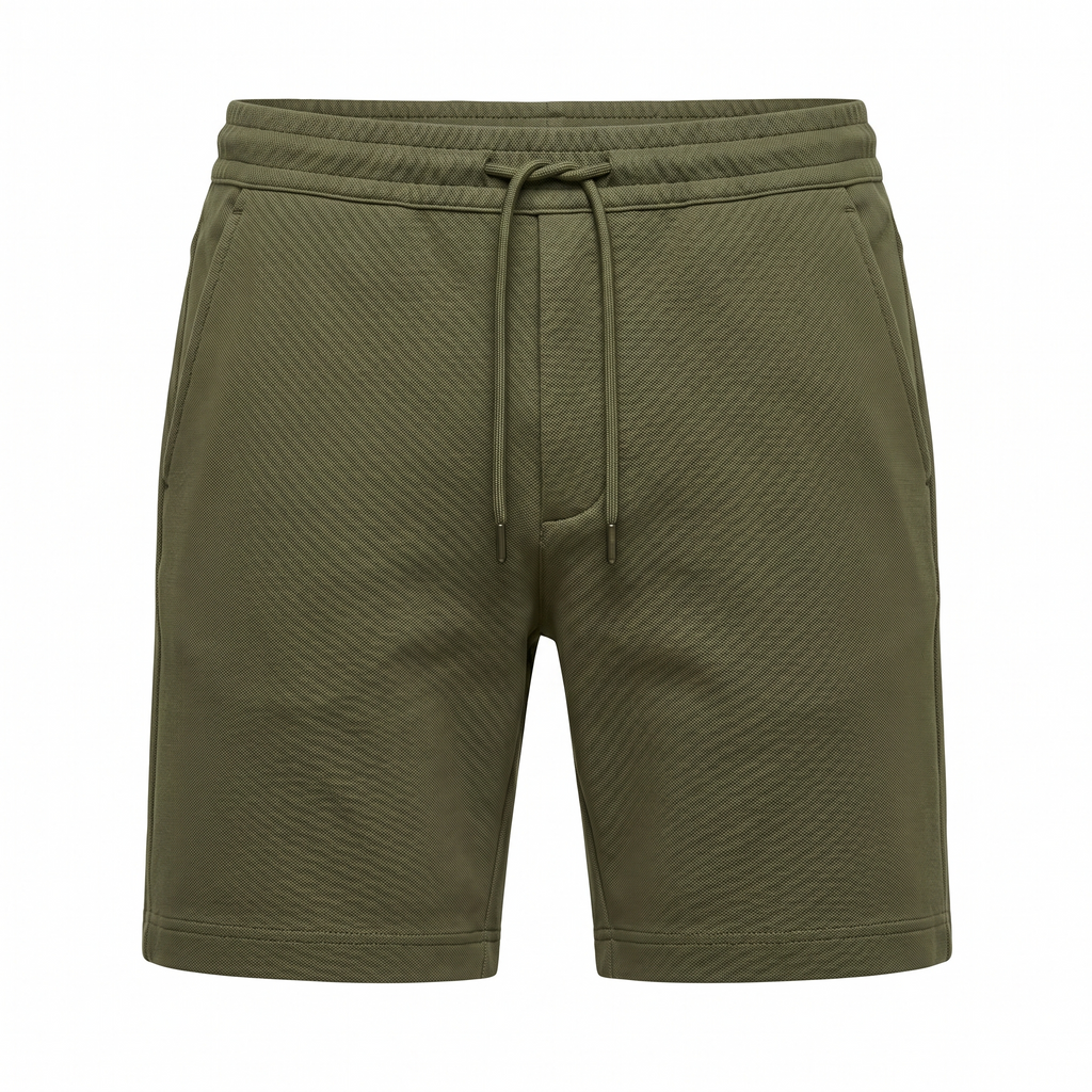 Tailored Piqué Knitted Shorts