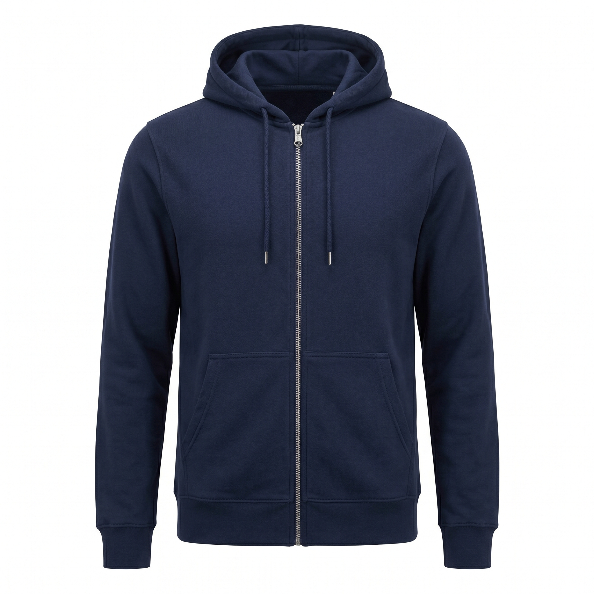 The Mercerised Cotton Zip-Through Hoodie