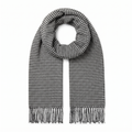 Merino Wool Houndstooth Scarf