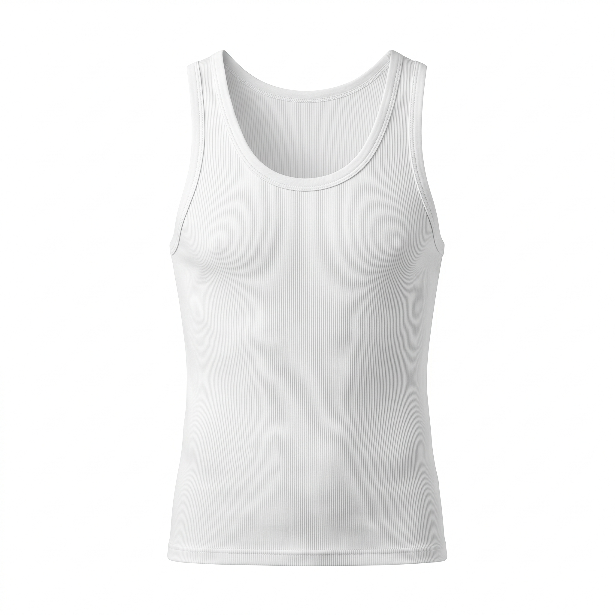 Luxury Pima Cotton Ribbed Vest