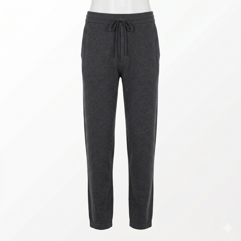 Luxury Wool-Cashmere Blend Trousers