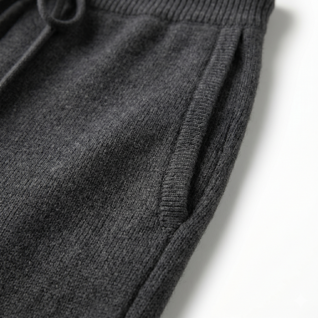 Luxury Wool-Cashmere Blend Trousers