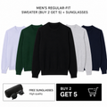 LC MEN'S REGULAR-FIT SWEATER (BUY 2 GET 5) + SUNGLASSES